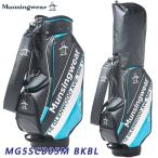 マンシングウェア MG5SCB05M キャディバッグ ブラック×ブルー Munsingwear BKBL 2025 30p 即納