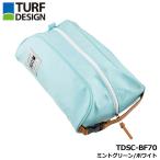  брезент дизайн TDSC-BF70 сумка для обуви mint green / белый Golf мужской женская обувь сумка SHOES CASE TURF DESIGN утро день Golf 