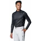 アンダーアーマー UAアイソチル フィッティド ロングスリーブ モックネック シャツ Black/Mod Gray 1384823  2025fw 25p