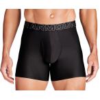 アンダーアーマー UA パフォーマンステック 6インチ アンダーウェア 3枚セット Black/Black/Castlerock 1387414  2025fw 25p