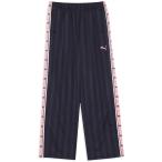 プーマ SHADOW STRIPE ニットパンツ NEW NAVY - PINK 527755 2025fw 25p