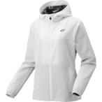 ヨネックス 57091 ウィメンズ裏地付ウォームアップパーカー ホワイト S