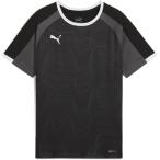 プーマ INDIVIDUALLIGA グラフィック SSシャツ JR PUMA Black-Shadow Gray 660185  2025fw 25p