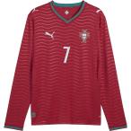 プーマ FPF HOME LSシャツ レプリカ LS PLAYER CLUB RED-GREEN LAGOON 788142 2026su 25p