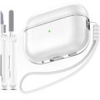 MHYALUDO Airpods Pro 第 2 世代/第 1 世代ケースカバー、Airpods Pro ケース第 2 世代 USB C 充