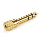  разъём джек переходник стерео Mini штекер 6.35mm 3.5mm изменение адаптер женский мужской наушники усилитель электронное пианино iya