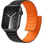 GAGULA for Apple Watch バンド シリコン マグネット 簡単装着 49mm/45mm/44mm/42mm アップルウォッ
