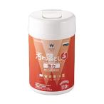  Elecom влажные салфетка очиститель загрязнения сбрасывание мощный дезодорация устранение бактерий 110 листов ввод электростатический заряд предотвращение эффект бикарбонат натрия электролиз вода . загрязнения . удаление бутылка модель сделано в Японии WC-JU110