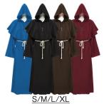 ハロウィン 衣装 死神 舞台 ステージ衣装 ワンピース フードあり 修道士 牧師 悪魔 大人用 メン ...