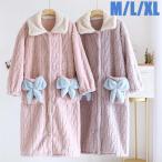 ルームウェア もこもこ パジャマ レディース 冬 ナイトガウン 長袖 オーバーサイズ フード付き 部屋着 着る毛布 暖かい 防寒防風保温 冷気遮断