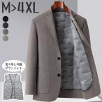 メンズ混ウールコートインナー取り外...