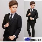 子供スーツ 卒業式 演奏会用 フォーマル キッズスーツ タキシード 6点セット 七五三 ピアノ発表会 制服ブラック 男の子 dt478c0kc-1103