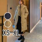 ダウンコート レディース ロング ベンチコート フード アウター ダウンジャケット 90％ダウン シンプル 冬無地 ロングコート 防寒性抜群