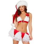コスプレ衣装 ビキニ 上下セット クリスマス定番 セクシーサンタ服 スカート ブラジャー パーティー衣装 ed008z7zczc
