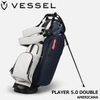 新品★ベゼル★VESSEL★Player プレイヤー 5.0 スタンド キャディバッグ★ダブル ストラップ★2025★8.5型 3.8kg★AMERICANA アメリカーナ