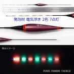わけあり 発泡材 電気ウキ 1本 全長42.7cm Y11YESUN4N05-33 2色 7点灯 電気浮き・電子ウキ・ナイターウキ