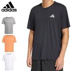 爆買 アディダス メンズ ランニング半袖Tシャツ マラソン 陸上 ランナー トレーニング スポーツウェア 軽量 ブラック ホワイト オレンジ グレー adidas P6147