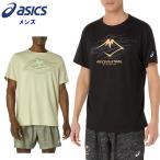 アシックスメンズFUJITRAILロゴ半袖シャツトレイルランニングTシャツ...
