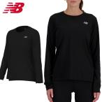. покупка New balance женский футболка с длинным рукавом длинный рукав рубашка тренировка одежда бег движение черный New Balance WT41225-BK