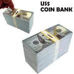 ショッピング貯金箱 100ドル札 貯金箱 コインバンク アメリカン雑貨 アメリカ雑貨 おもしろ雑貨 インテリア 500円玉 お札