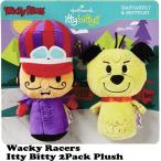 チキチキマシン猛レース 2Pブラック魔王とケンケンのぬいぐるみセット 約10~15cm ミニプラッシュ Wacky Race ハンナバーベラ 犬 いぬ アニメ キャラクター 人形