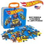 HOT WHEELS ホットウィール ランチ ボックス パズル付き 車 キャラクター グッズ ランチボックス お弁当箱 弁当箱 収納 小物入れ 小学生 アメリカ雑貨