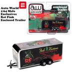 ミニカー 1/64 ラットフィンク トレーラー ダイキャストカー Rat Fink Enclosed Trailer FINK KUSTOMAS ラットフィンク グッズ ラット フィンク