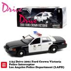 GREENLIGHT 1/24 映画 ドライヴのミニカー フォード クラウン LAPD ミニカー Drive 2001 FORD CROWN VICTORIA POLICE INTERCEPTOR LAPD 車