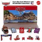 マテル カーズ 2 おもちゃ  1/55 ミニカー５台付きのシチュエーションセット MATTEL 1_55 DISNEY PIXAR CARS 2 PORTO CORSA SET アメリカン雑貨