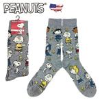 スヌーピークルーソックス靴下総柄ウ...