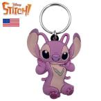  Stitch Angel Raver цепочка для ключей брелок для ключа герой american смешанные товары America смешанные товары Disney ключ устрица симпатичный розовый 