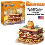 ガーフィールド ガーフィールド ラザニア ブロック 立体パズル PANTASY Foodie Series 86807 Garfield Lasagna Building Block 公式ライセンス アメリカン雑貨