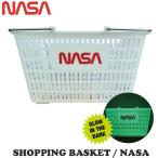 ショッピングインテリア NASA 蓄光 ショッピング バスケット 買い物かご バスケット かご 収納用品 アメリカン雑貨 収納かご ショッピングバスケット 小物入れ インテリア雑貨