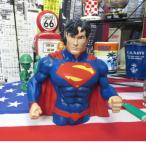 スーパーマン 貯金箱 フィギュア バンク マーベルヒーロー バストバンク marvel グッズ アメリカン雑貨 コレクション