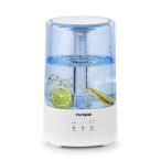 加湿器 卓上 超音波式 アロマ/次亜塩素酸水対応 3.5L大容量 上から注水 加熱式 タイマー機能 3段階ミスト量調整 8-10畳対応 自動停止機能