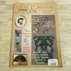  рукоделие журнал [ Jill * ok камень Jill Oxton*s Cross Stitch &amp; Beading Issue 61] английский язык иностранная книга Cross стежок дизайн сборник бисер рукоделие 