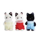 カリコクリッターズ 9542 タキシード キャット トリプルズ Calico Critters Tuxedo Cat Triplets 並行輸入品