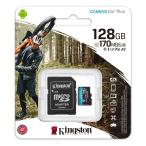 Kingston 128GB microSDXC Canvas Go Plus 170MB/s 読み取り UHS-I C10 U3 V30