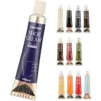 ウッドフィールド 調色できる靴クリーム 15g 全12色 乳化性 日本製 パンプス 革靴 ビジネスシューズ シューケア 靴磨き お手入れ 調