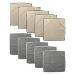 アズマ おそうじクロス10枚入-IN マルチクロス マイクロファイバー ふきん 台ふき ぞうきん 汚れにくい 雑巾 水だけで油汚れが落とせる