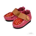 FUNNY официальный магазин fa колено детский slip * on ja-si- замша 13cm shrink розовый красный ребенок обувь кожа натуральная кожа обувь First обувь 