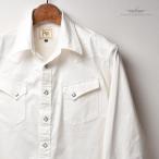 ショッピングウエスタン FUNNY公式ストア ファニーオリジナル ウエスタンシャツ WWS 綿 スナップボタン 日本製 ホワイト 白 メンズシャツ 長袖 カジュアル 2603-3