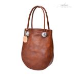 ショッピング楽天ファッション FUNNY公式ストア ファニー ラウンドトート ／ ヴィンテージレザー タン 本革 レザー 牛革 ミニトート