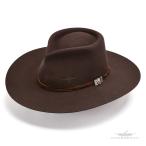 FUNNY公式ストア BULLHIDE フェルトハット [#0818CH／OUTLAW TROUBLE(馬蹄)] CHOCOLATE テンガロン ウエスタン 帽子 メンズ レディース ブルハイド