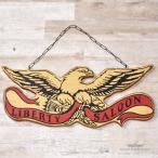 FUNNY公式ストア STUDIO SCENE サインボード  [LIBERTY SALOON]  看板 インテリア ウエスタン カウボーイ インテリア雑貨 誕生日 プレゼント ギフト FUNNY