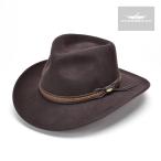 ショッピングウエスタン FUNNY公式ストア SCALA フェルトハット [DF186／BUFFALO／CHOCOLATE] ウエスタン カウボーイ ウール 帽子