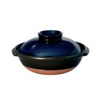 瑠璃釉刷毛目 京型6号鍋 和食器 萬古焼 食器 柳川鍋 うつわ 京風 業務用 土鍋 日本製 耐熱 丼 飲食店 ギフト おしゃれ 白 ラーメン セット 人気 カフェ きゅうす