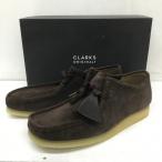 Clarks Originals クラークス オリジナルズ ショートブーツ ブーツ Boots Short Boots Wallabee Dark Brown Suede 10073439