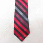  б/у галстук многоцветный шелк красный др. красный 25jul01