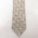  б/у галстук 00s шелк бежевый хаки 25jul01